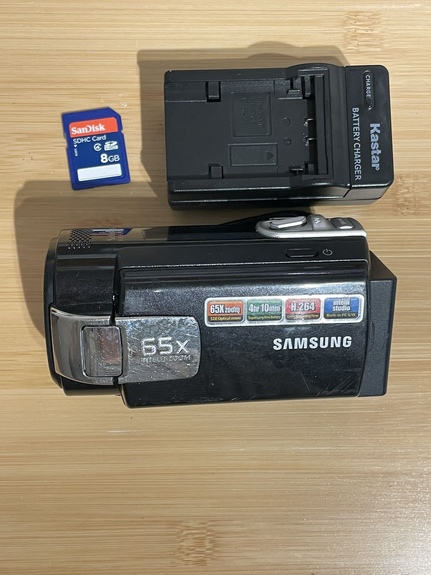 Samsung SMX-F40BN/XAA Digital Camcorder Tested Works