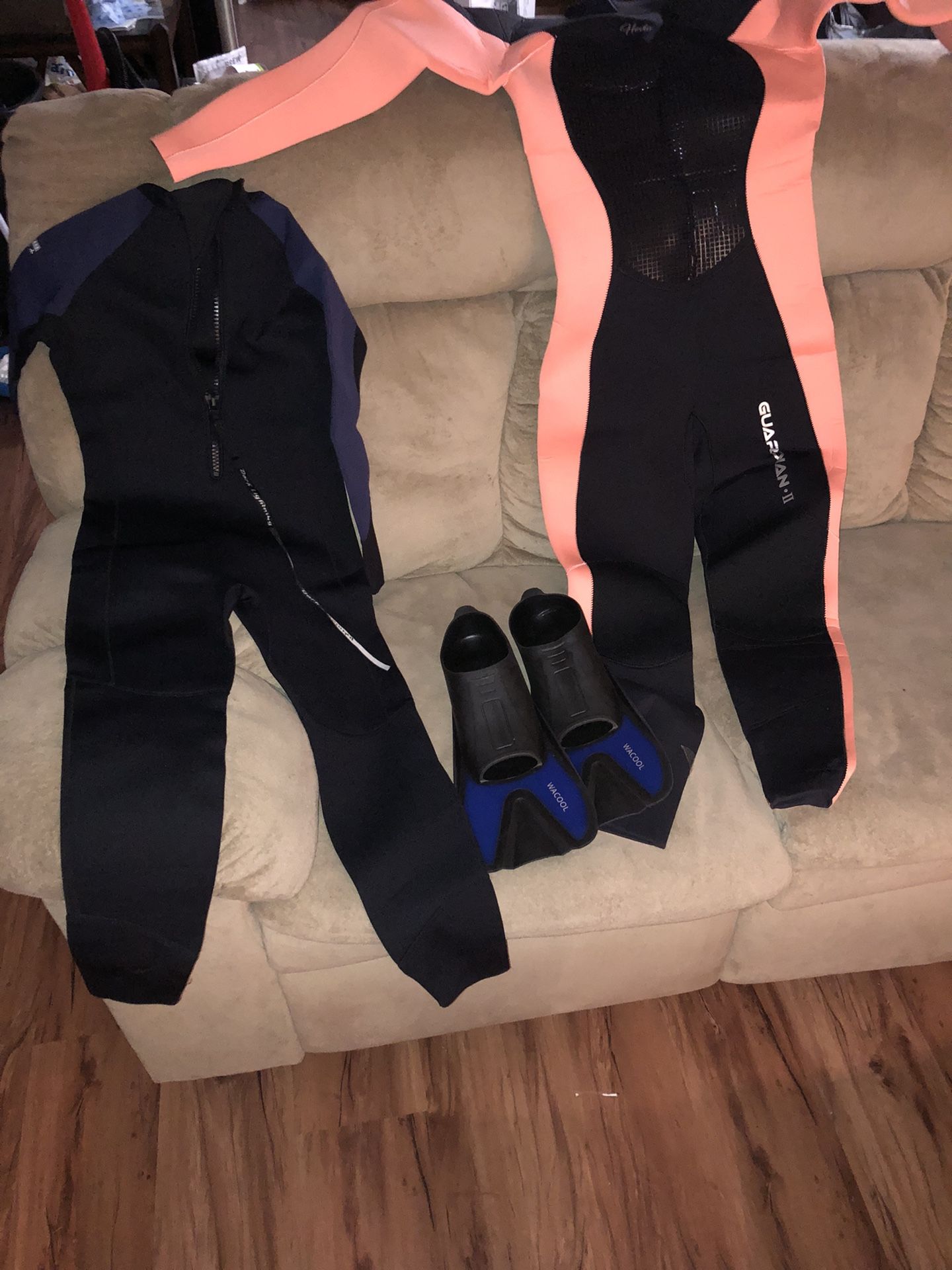 Wet Suits & Flippers