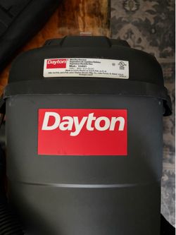 The Dayton 13J021 is a 5-gallon, wall-mount wet/dry shop vacuum
