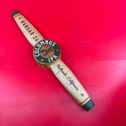 Hanger 24 Columbus IPA Beer Tap Handle Propeller Air Plane Garage 13” RARE