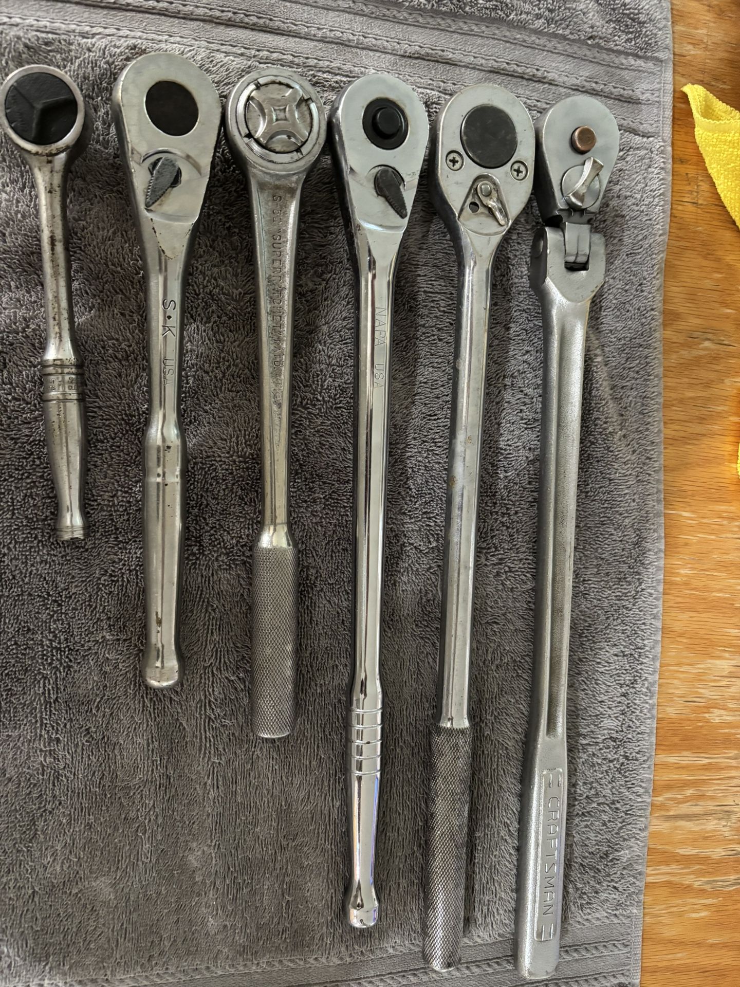 Proto,SK, Snap On And Craftsman 1/2” Drive Ratchets