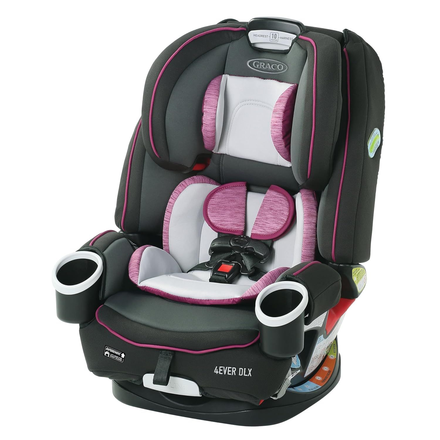 New! Graco 4Ever DLX 4-in-1 Convertible Car Seat 4-120 lbs, Pink - $5 West Valley Delivery (#1602)