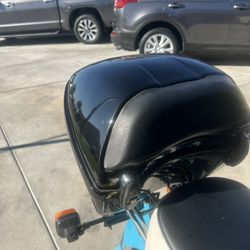 Or Scooter Helmet Storage With Key Box
