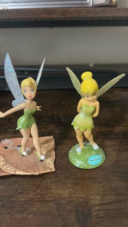 Two Tinker Bell Figurines