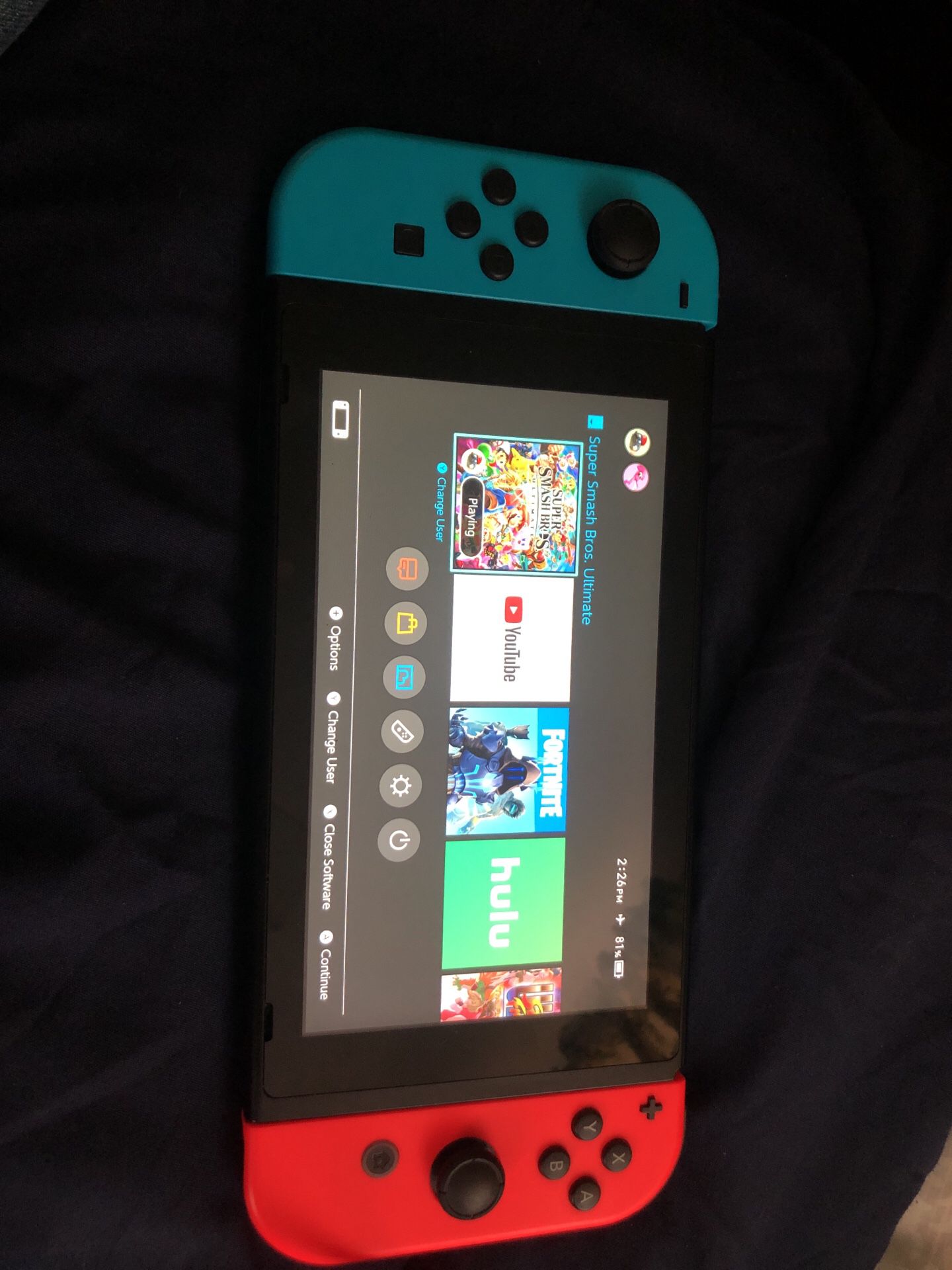 Nintendo switch W/ Charging cable