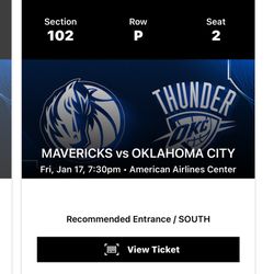 Mavs tickets 