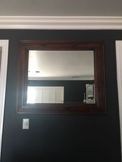 Wood Mirror