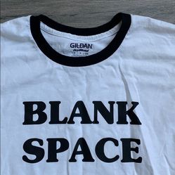 Taylor Swift blank space ringer t-shirts