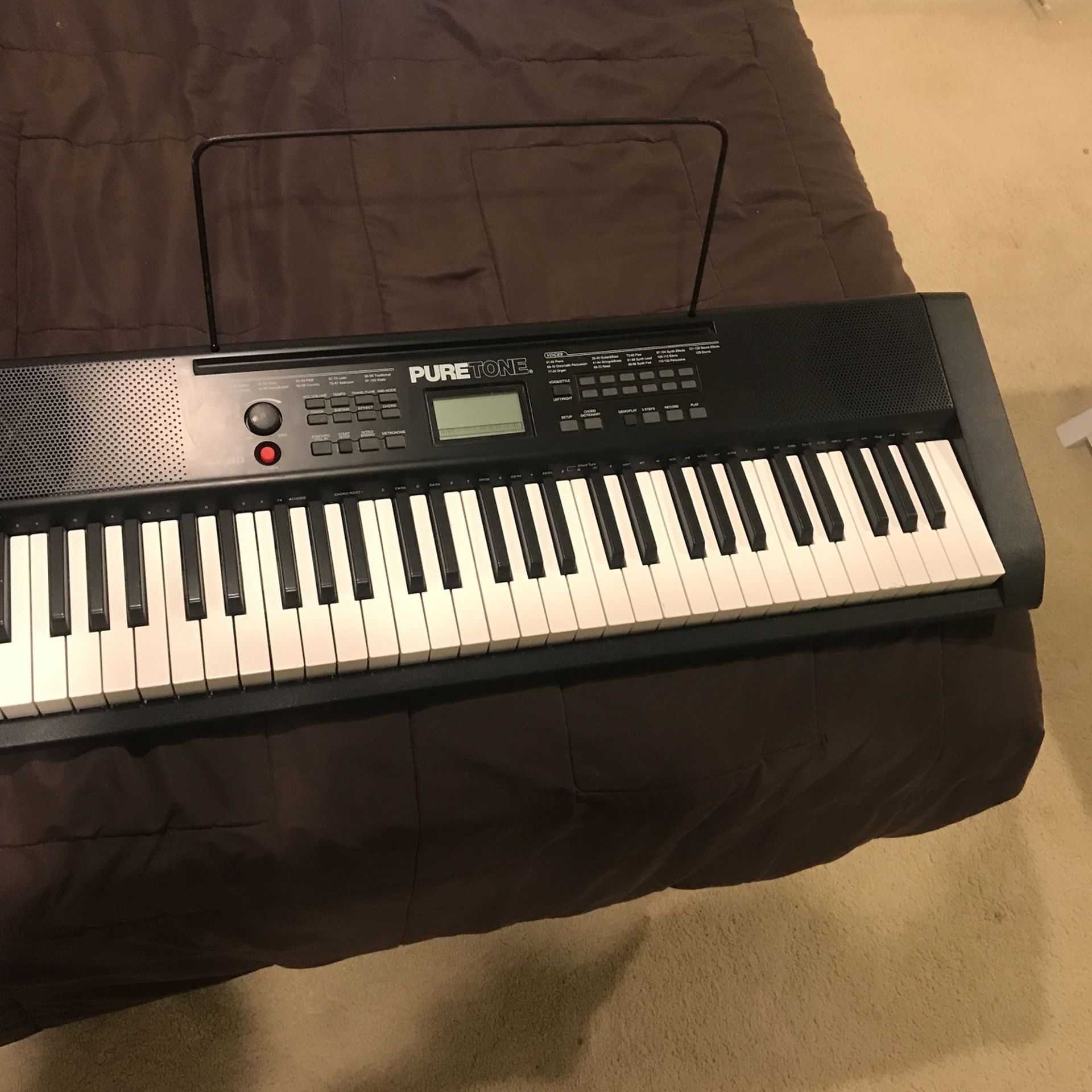 Electronic Keyboard MA-88 Puretone Practically New
