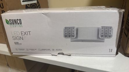 Exit sign