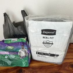 Depends Men’s Adult Underwear 