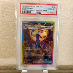 2025 POKEMON PRE EN-PRISMATIC EVOLUTIONS 161 UMBREON EX SPECIAL ILLUSTRATION RARE