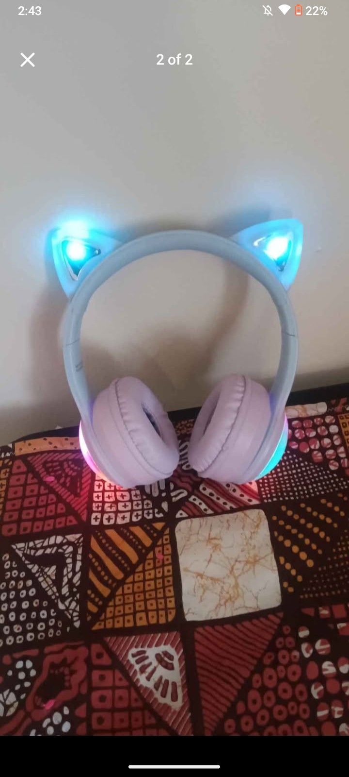 Bluetooth LED Wireless Headphone