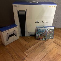 SONY PLAYSTATION 5 CONSOLE BUNDLE (DISC)