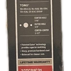 Oregon gator 22 inch mower blade