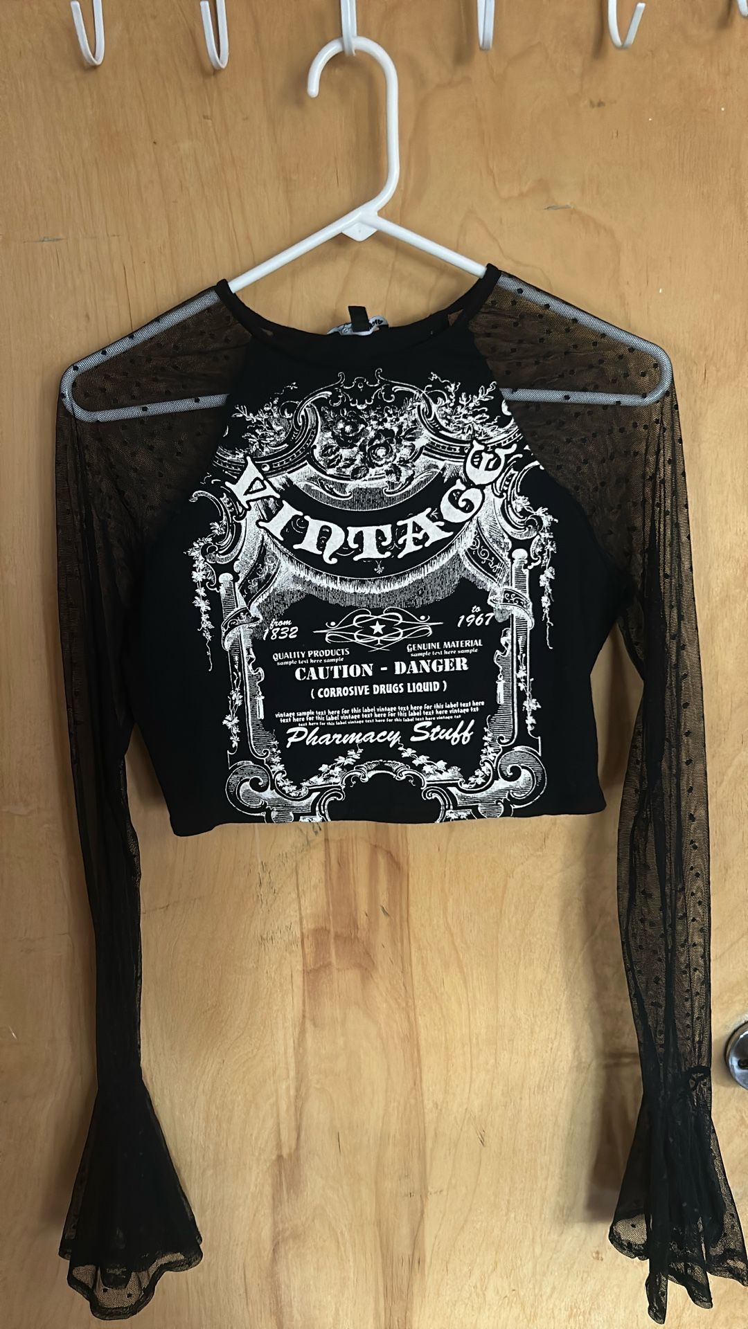Mesh Sleeve Top