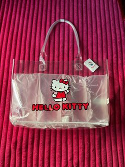 SANRIO HELLO KITTY BY FOREVER 21 LIMITED EDITION CLEAR LARGE TOTE