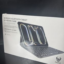 WIRELESS BLUETOOTH TABLET KEYBOARD CASE