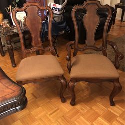 Ashley dinette table set with four chairs