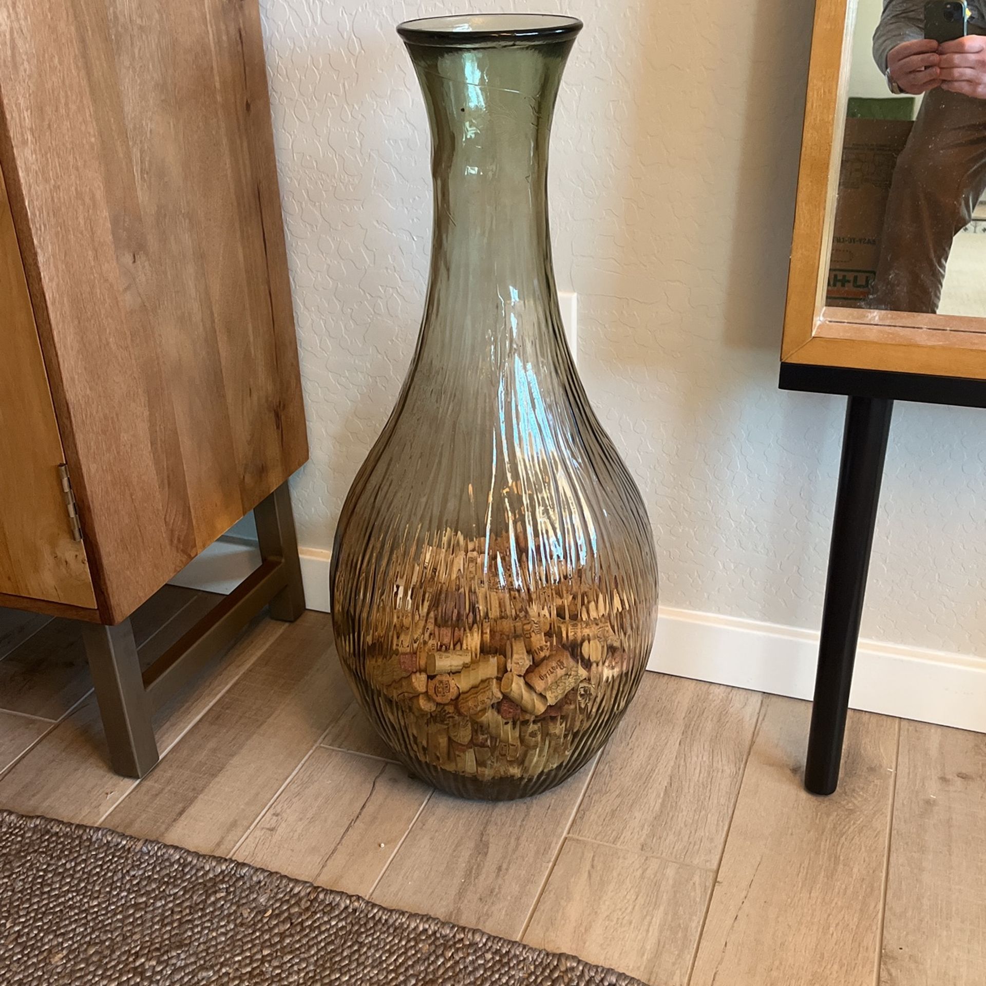 Decorative Vase Filled With Corks - Free