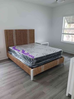 NEW QUEEN MATTRESS AND BOX SPRING 😉 100% QUALITY & CONFORM 👌