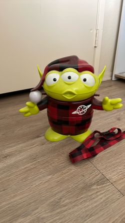 Christmas Alien Popcorn Bucket