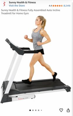 Sunny Health & Fitness Auto Incline treadmill