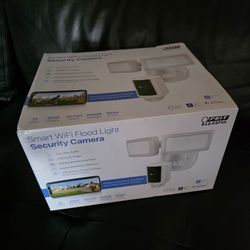 Smart wifi flood light security camera