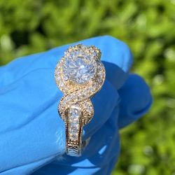 14k YG Ladies Engagement Ring 