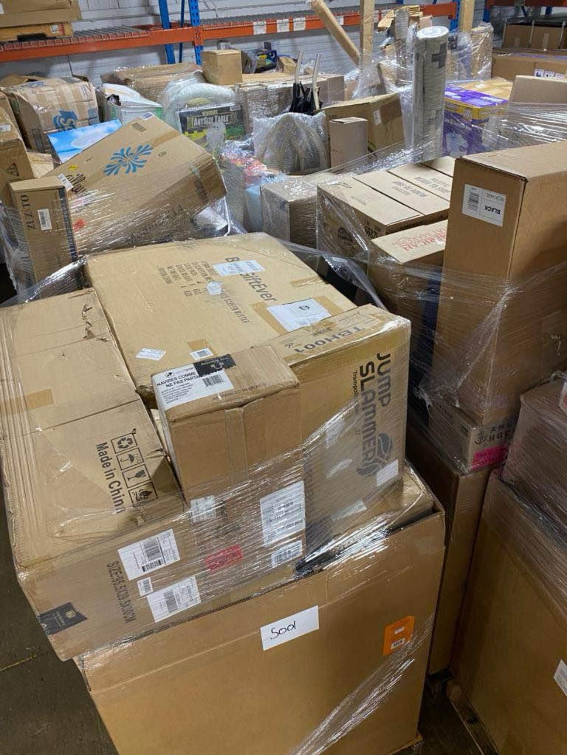 Amazon Return Pallets