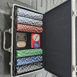 Poker Chips And Card Set