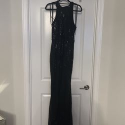 Formal Black Sequin Dress