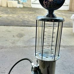 Vintage Gas Pump Liquor Dispenser | Home Bar Decor
