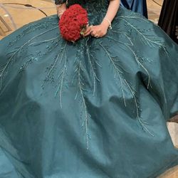 Emerald Green Ball Gown