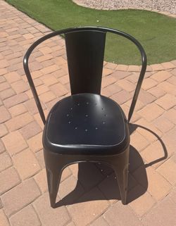 Dining chairs - black - set of 6
