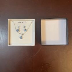 Nine West Sapphire Blue Jewelry Set  