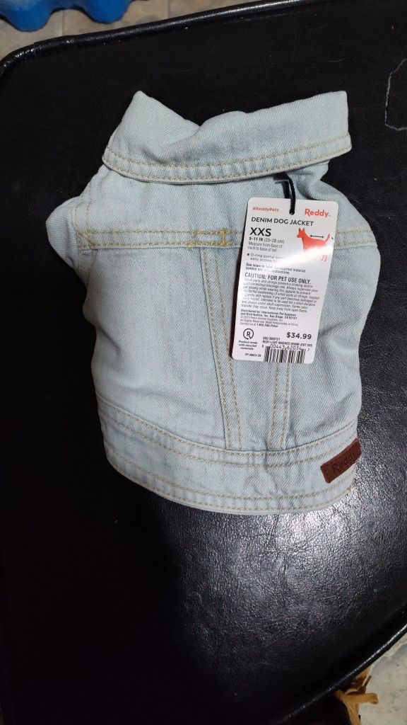 Denim Dog Jacket
