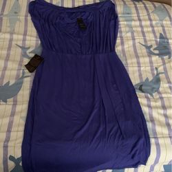 New  Royal Blue Bebe Dress