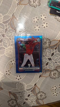 2026 Bowman Chrome Justin Crawford Blue Refractor 066/150