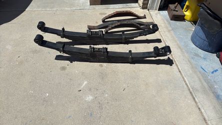 F550 rear leaf springs with helpers