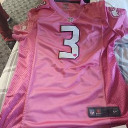 Russel Wilson Seahawks Jersey (Breast Cancer Awareness)