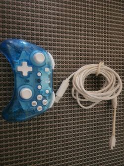 Nintendo Switch Controller - Blue Transparent Shell