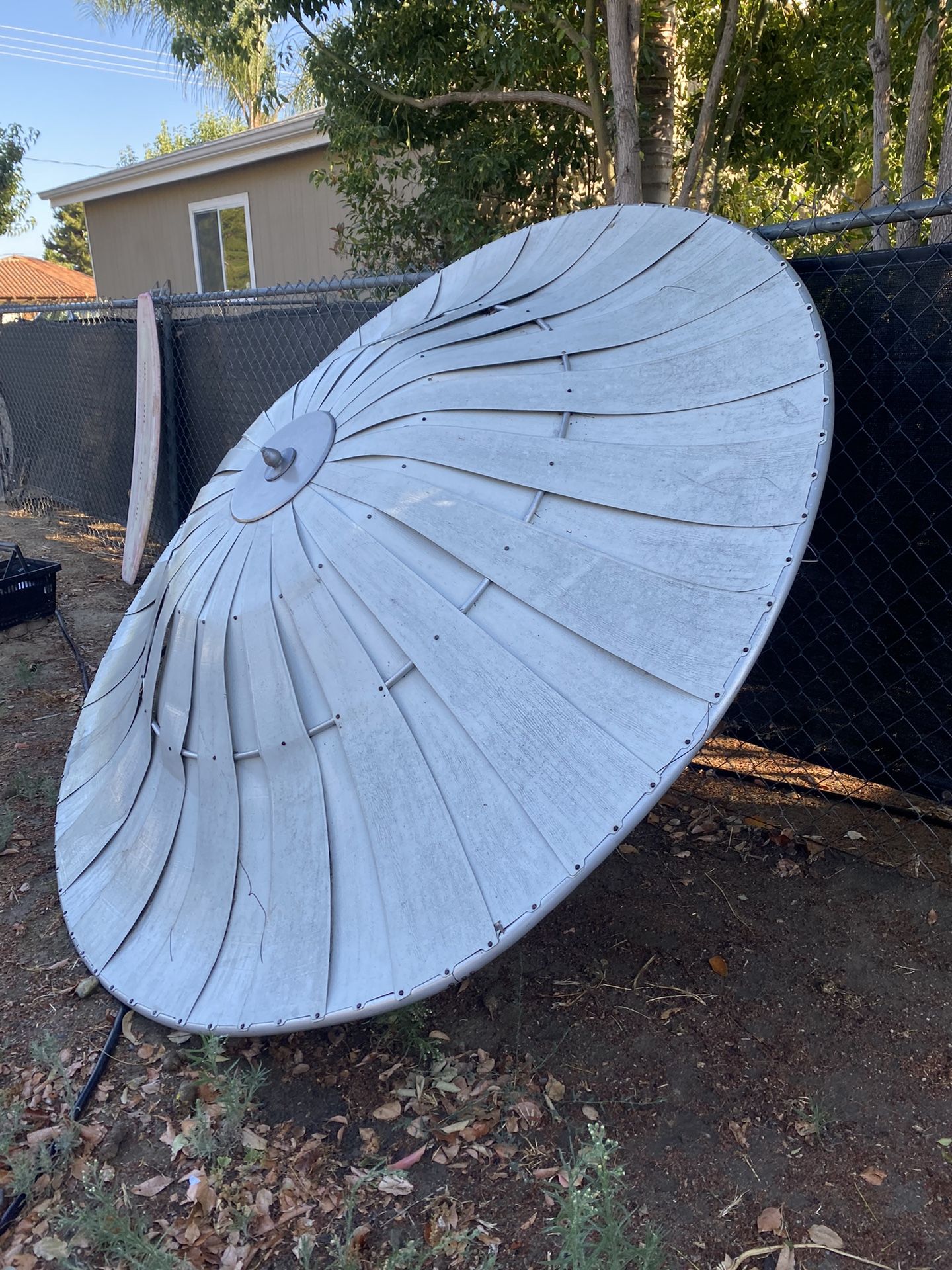Vintage Sundrella Aluminum Patio Umbrella With Pole