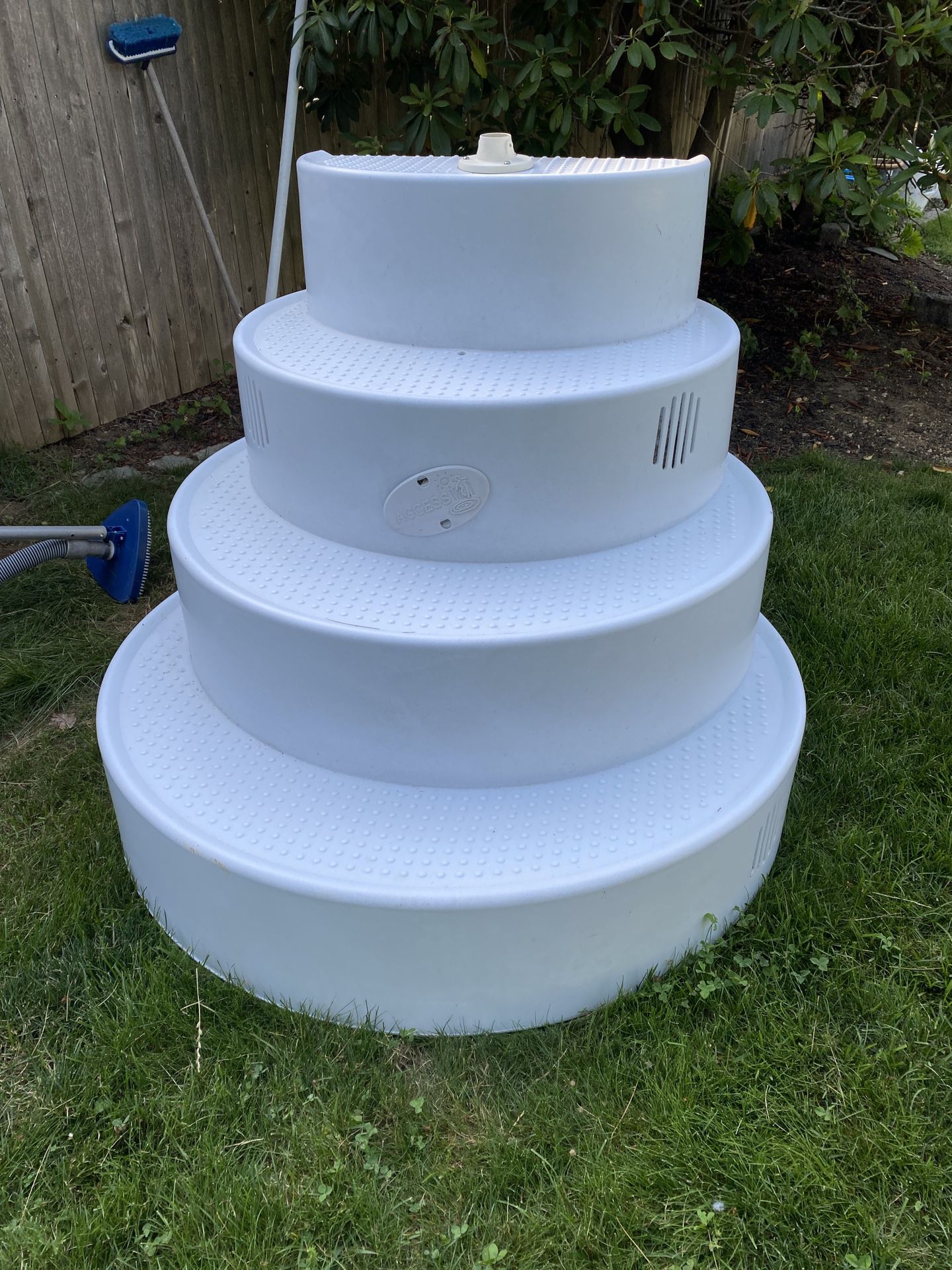 Wedding Cake Steps For Above Ground Pool