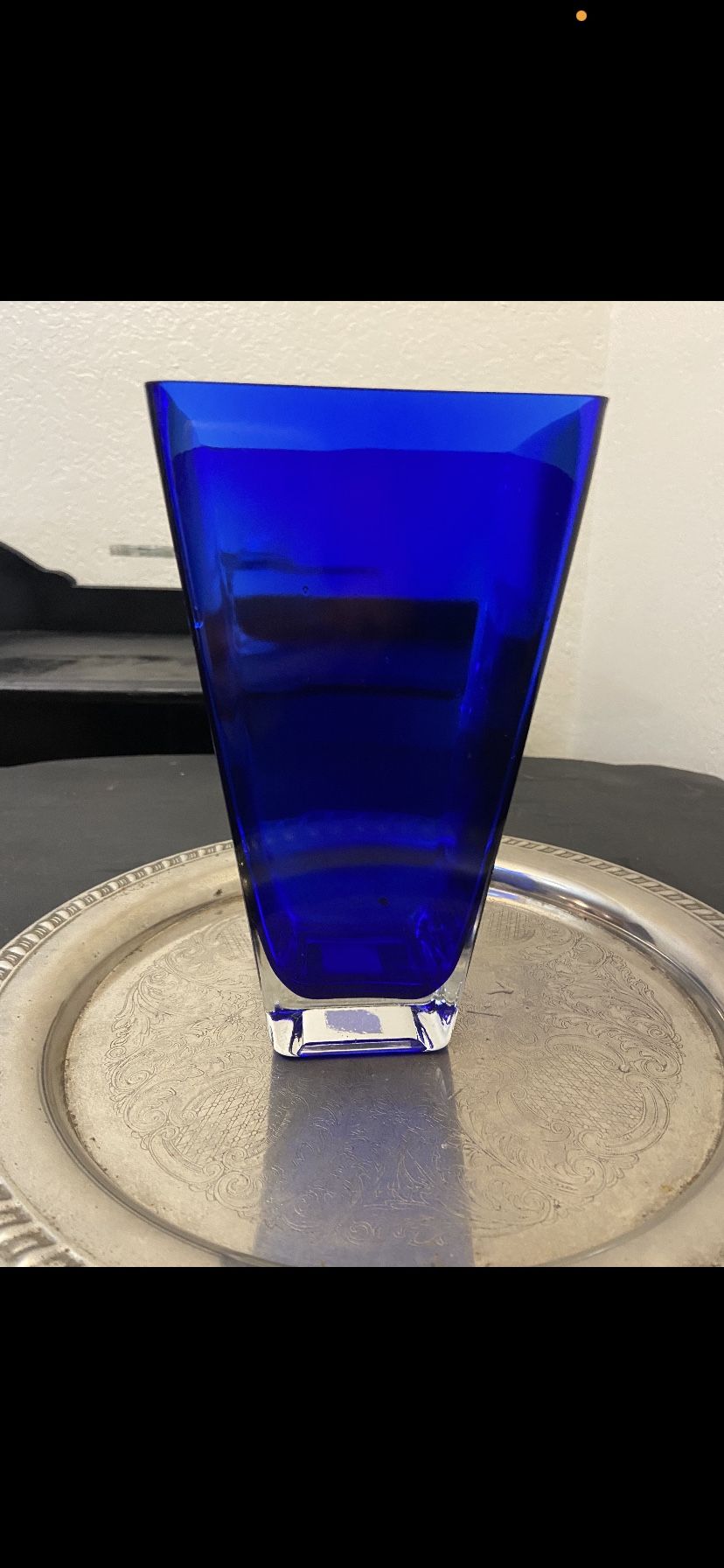 Cobalt blue Vase ( New) 