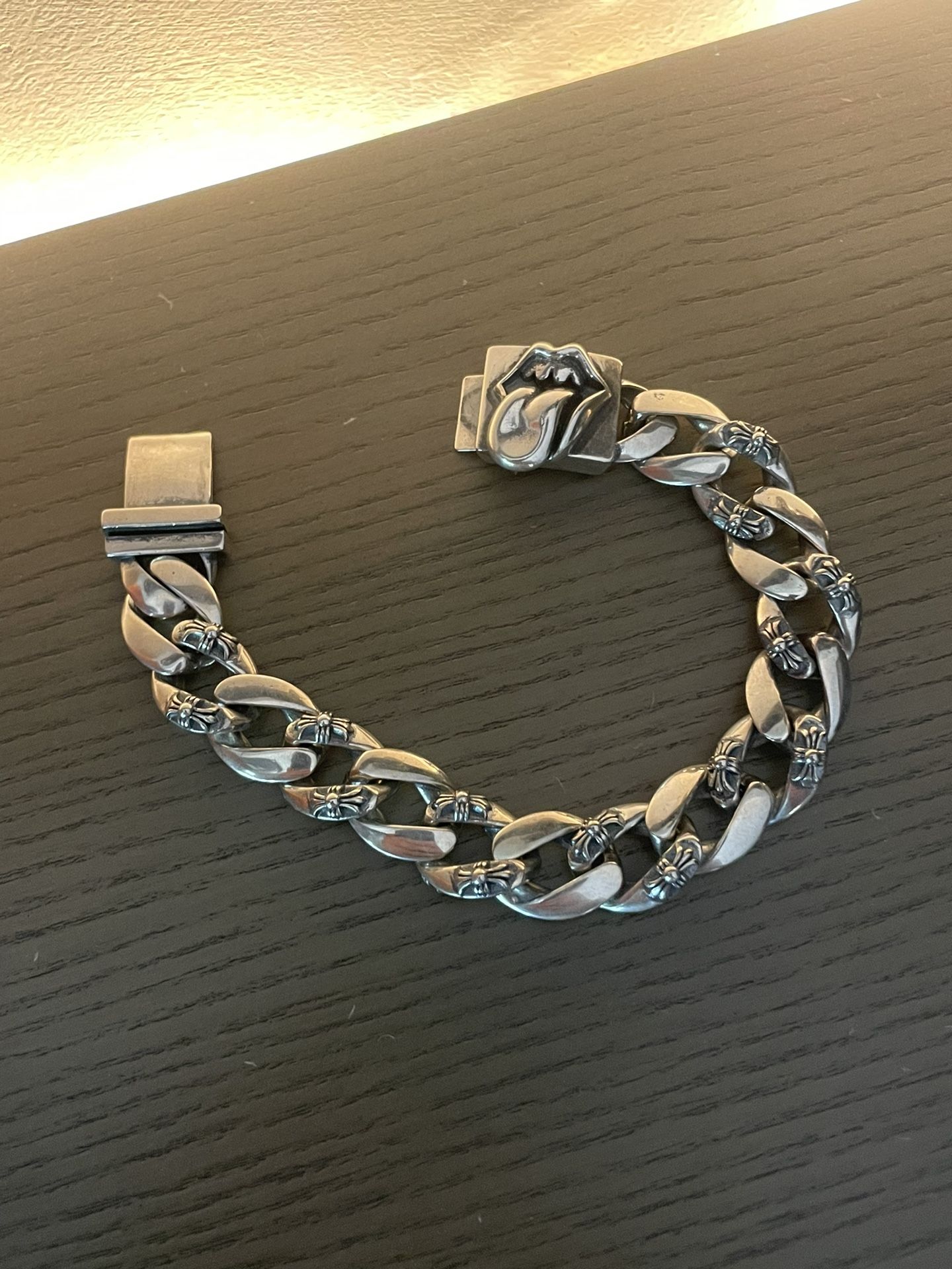 Chrome Hearts Rolling Stones Cuban Bracelet 1:1