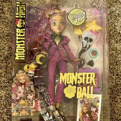 MONSTER HIGH MONSTER BALL CLAWDEEN WOLF 2023 NEW!
