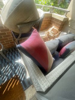 West Elm  outdoor pillows ( Moving Sale!!!)