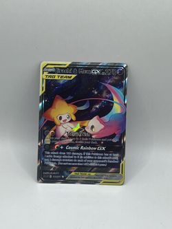 Non TCG Pokemon Jirachi & Mew Gx Fan Art Card