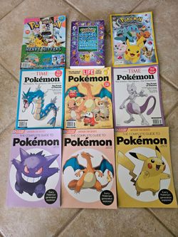 NEW Pokémon Magazines + Books (VALENCIA) $80